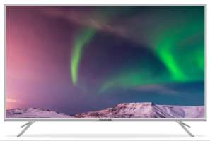 Телевизор LED POLARLINE 65PU51TC-SM 65" серебристый 4K Ultra HD 50Hz DVB-T DVB-T2 DVB-C WiFi Smart T